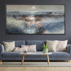 Nocturne Fields Canvas Art 20 x 10in / Canvas Clock Canvas