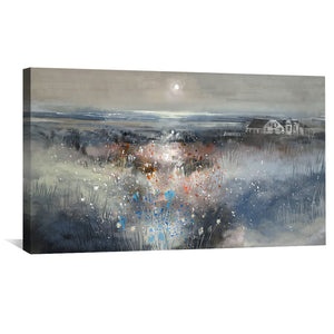 Nocturne Fields Canvas Art Clock Canvas