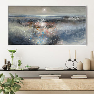 Nocturne Fields Canvas Art Clock Canvas
