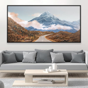 Northbend Trail Canvas Art 20 x 10in / Canvas Clock Canvas