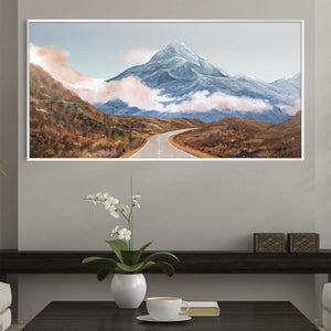 Northbend Trail Canvas Art Clock Canvas