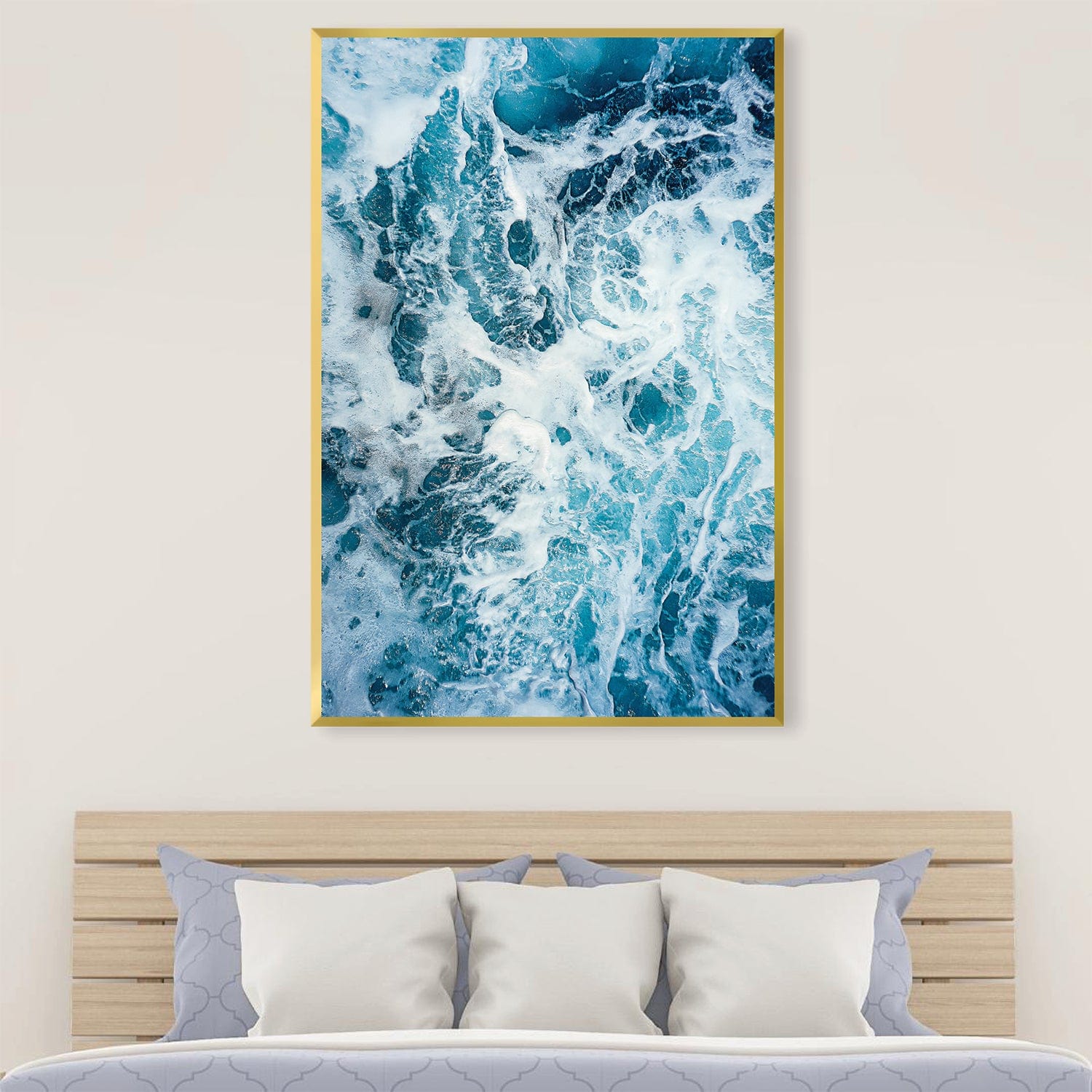 Ocean Mix Canvas Art Clock Canvas