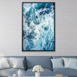 Ocean Mix Canvas Art Clock Canvas