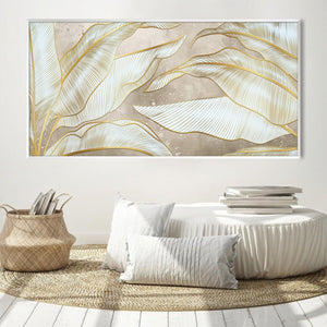 Opulent Nature Canvas Art Clock Canvas