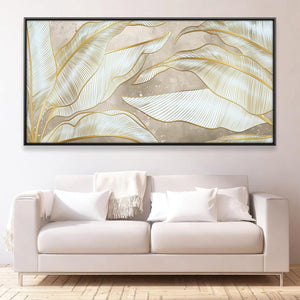 Opulent Nature Canvas Art Clock Canvas