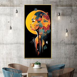 Orbiting Thoughts Canvas Art Clock Canvas