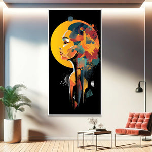 Orbiting Thoughts Canvas Art Clock Canvas