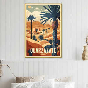 Ouarzazate Morocco Canvas Art Clock Canvas