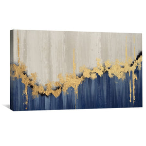 Painted Contrast Canvas Art Clock Canvas