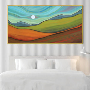 Painted Hills Canvas Art Clock Canvas