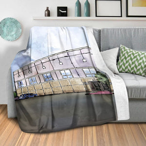 Pam's Office Blanket Blanket Clock Canvas