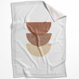 Pastel Shades A Blanket Blanket 75 x 100cm Clock Canvas