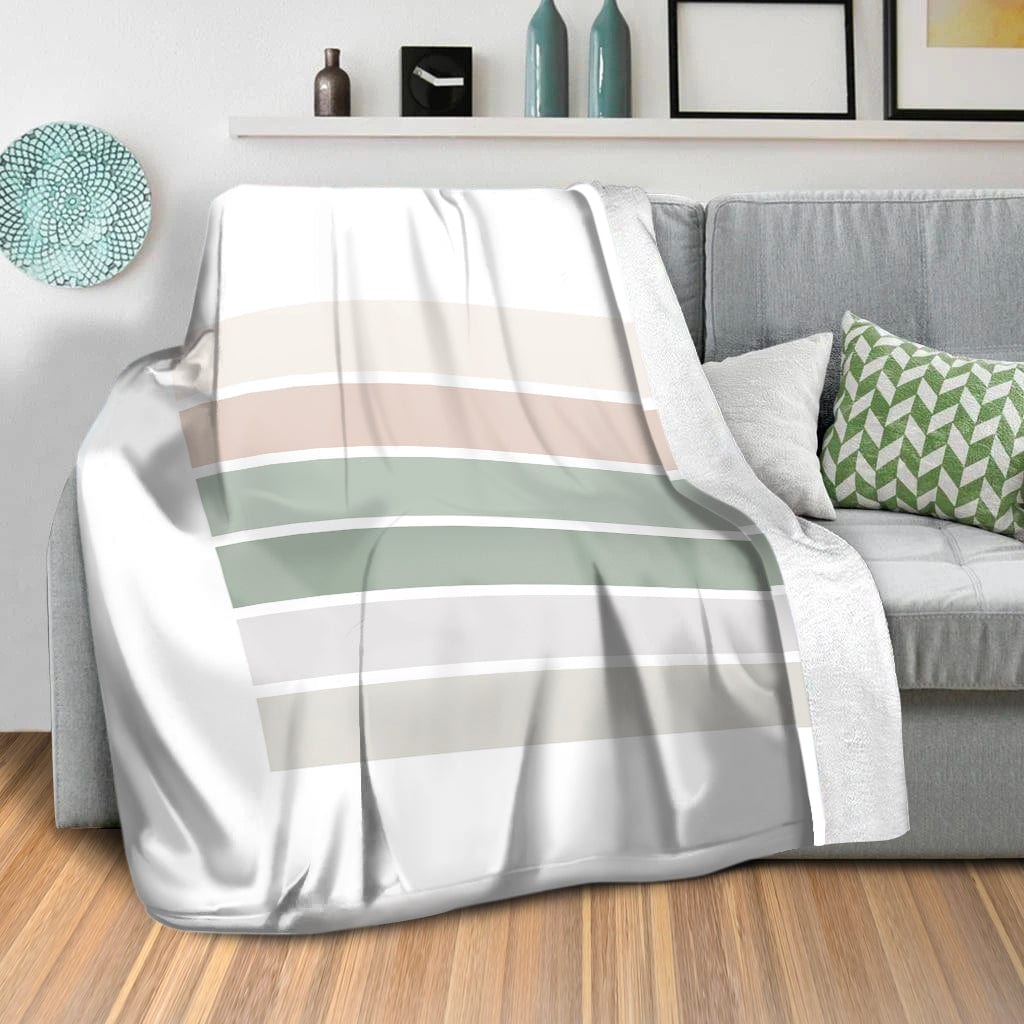 Pastel Tones C Blanket Blanket Clock Canvas