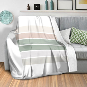 Pastel Tones C Blanket Blanket Clock Canvas