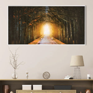 Path of Light Canvas Art Clock Canvas