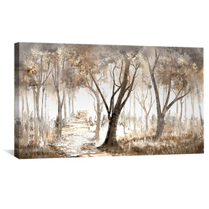 Path of Quiet Light Canvas Art Clock Canvas