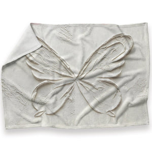 Peaceful Butterfly Blanket Blanket 30 x 40in Clock Canvas
