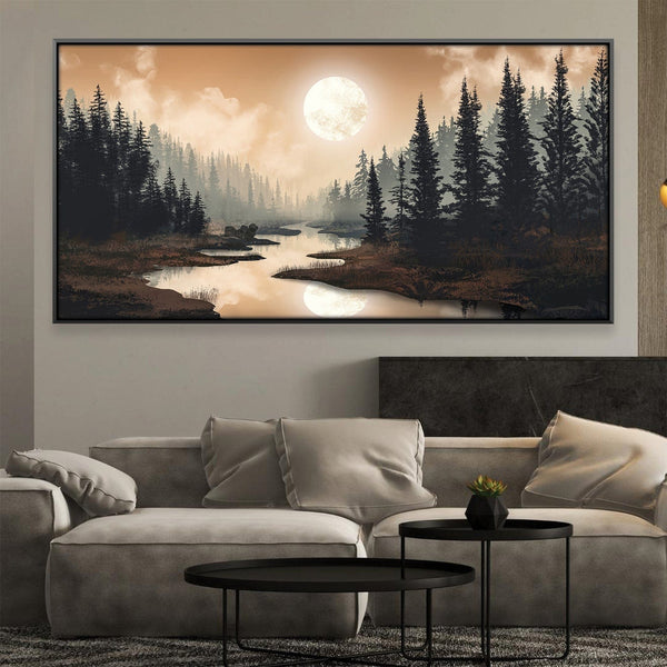 Peaceful Nature Evenings Canvas | Canvas Wall Art – ClockCanvas