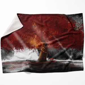 Peaceful Redwood Blanket Blanket 75 x 100cm Clock Canvas