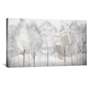 Pearl Forest Canvas Art Clock Canvas
