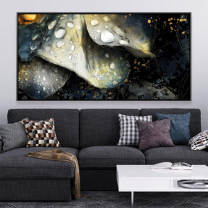 Petal Drops Canvas Art 50 x 25cm / Rolled Prints Clock Canvas