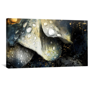 Petal Drops Canvas Art Clock Canvas