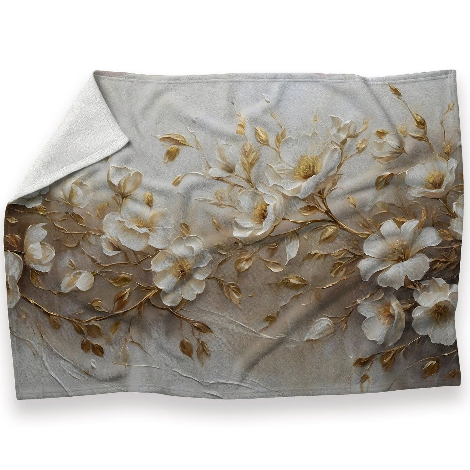 Petals of Divinity Blanket Blanket 30 x 40in Clock Canvas