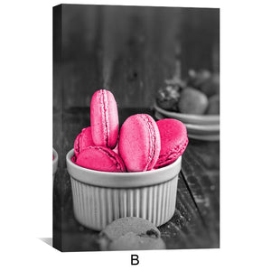 Pink Elegance Canvas Art Clock Canvas