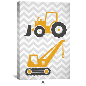 Play Build Canvas Art Clock Canvas