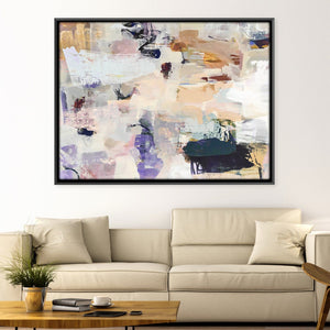 Radiant Rhythms Canvas Art Clock Canvas