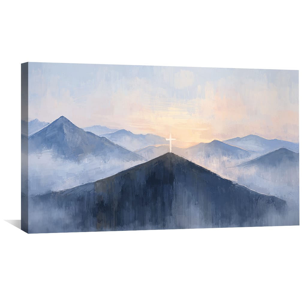 Redemption Rising Canvas Art Clock Canvas