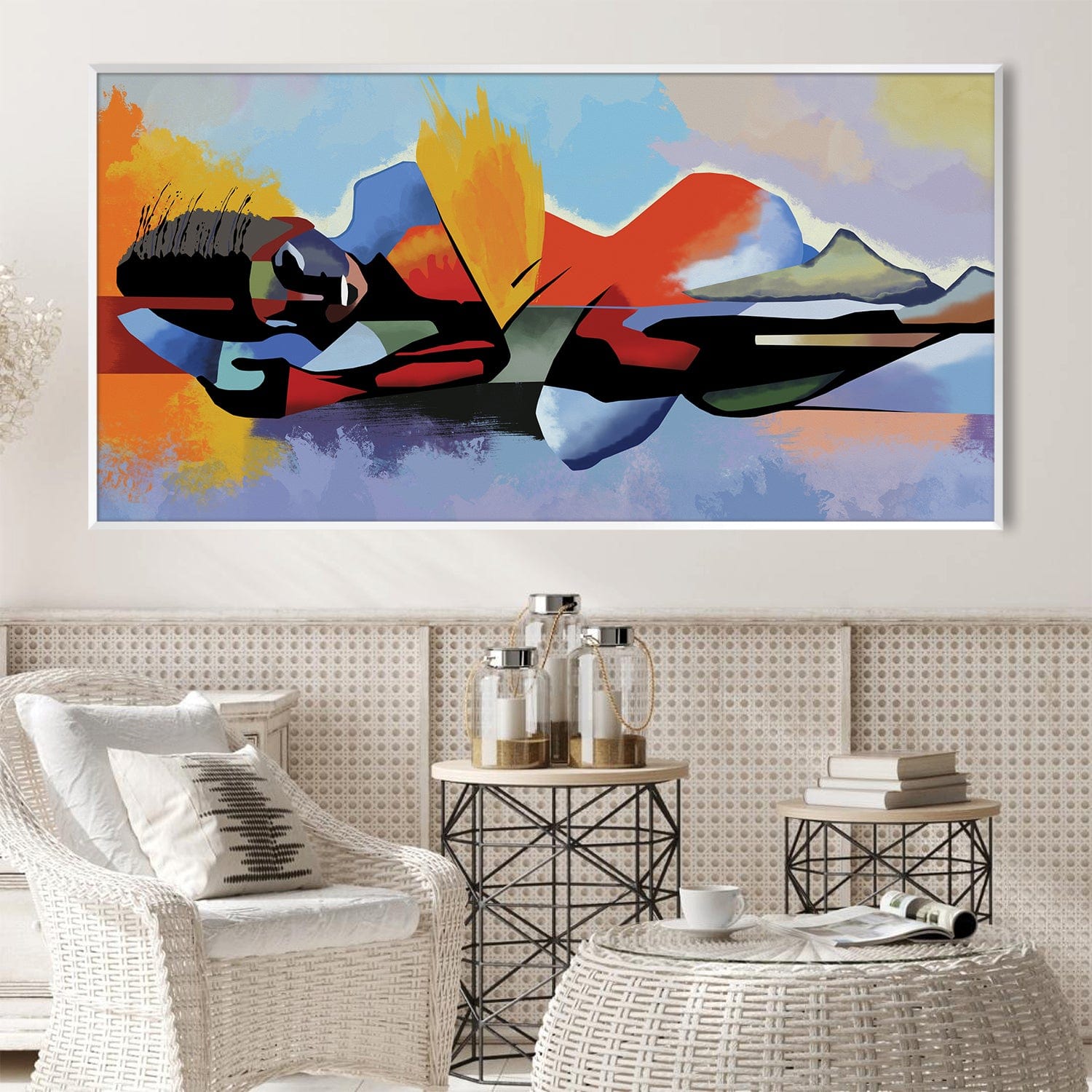 Reflection Canvas - Single Panel Art Clock Canvas