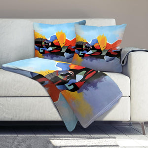 Reflection Dream Home Bundle Bundle 2 Cushions & 1 Blanket Clock Canvas