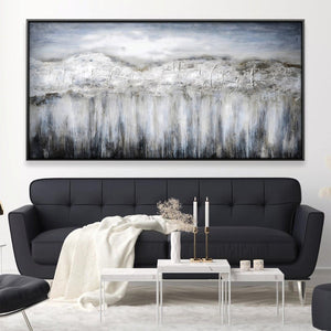 Reflective Serenity Canvas Art 50 x 25cm / Framed Prints Clock Canvas
