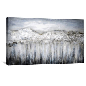 Reflective Serenity Canvas Art Clock Canvas