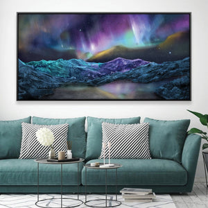 Rigid Lightscape Canvas Art Clock Canvas