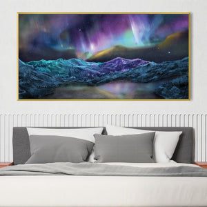 Rigid Lightscape Canvas Art Clock Canvas