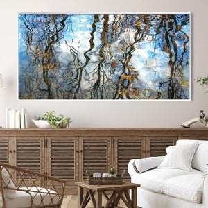 Ripple Color Canvas Art Clock Canvas