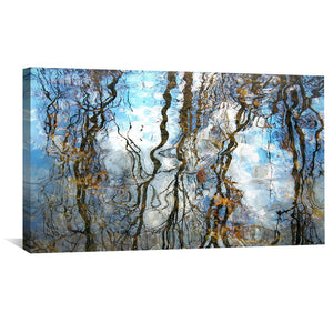 Ripple Color Canvas Art Clock Canvas