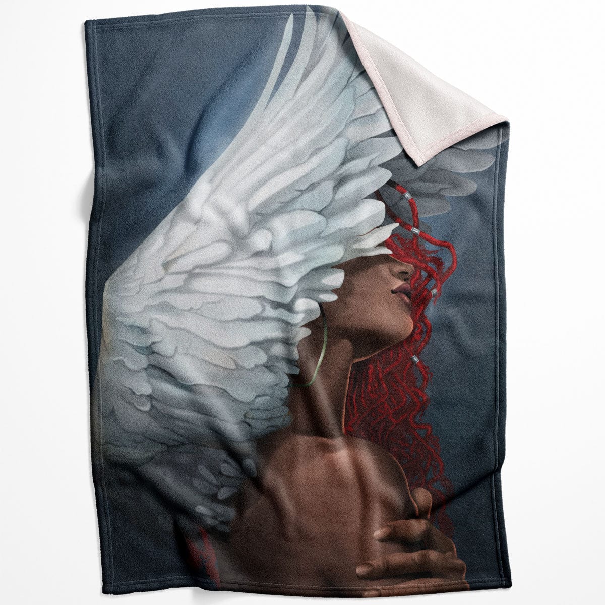Rising Angels A Blanket Blanket 75 x 100cm Clock Canvas