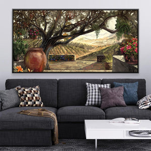 Rolling Tranquility Canvas Art Clock Canvas