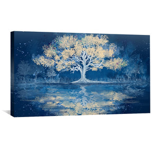 Rooted in Stars Canvas Art Clock Canvas