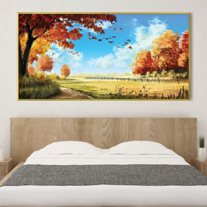 Rustling Leaves Canvas Art Clock Canvas