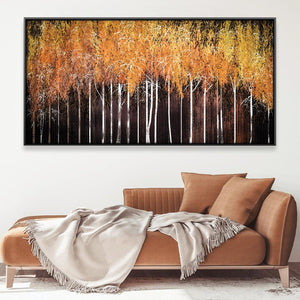 Rustling Woodlands Canvas Art Clock Canvas