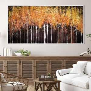 Rustling Woodlands Canvas Art Clock Canvas