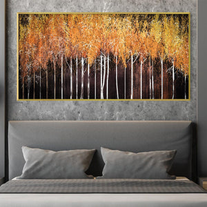 Rustling Woodlands Canvas Art Clock Canvas