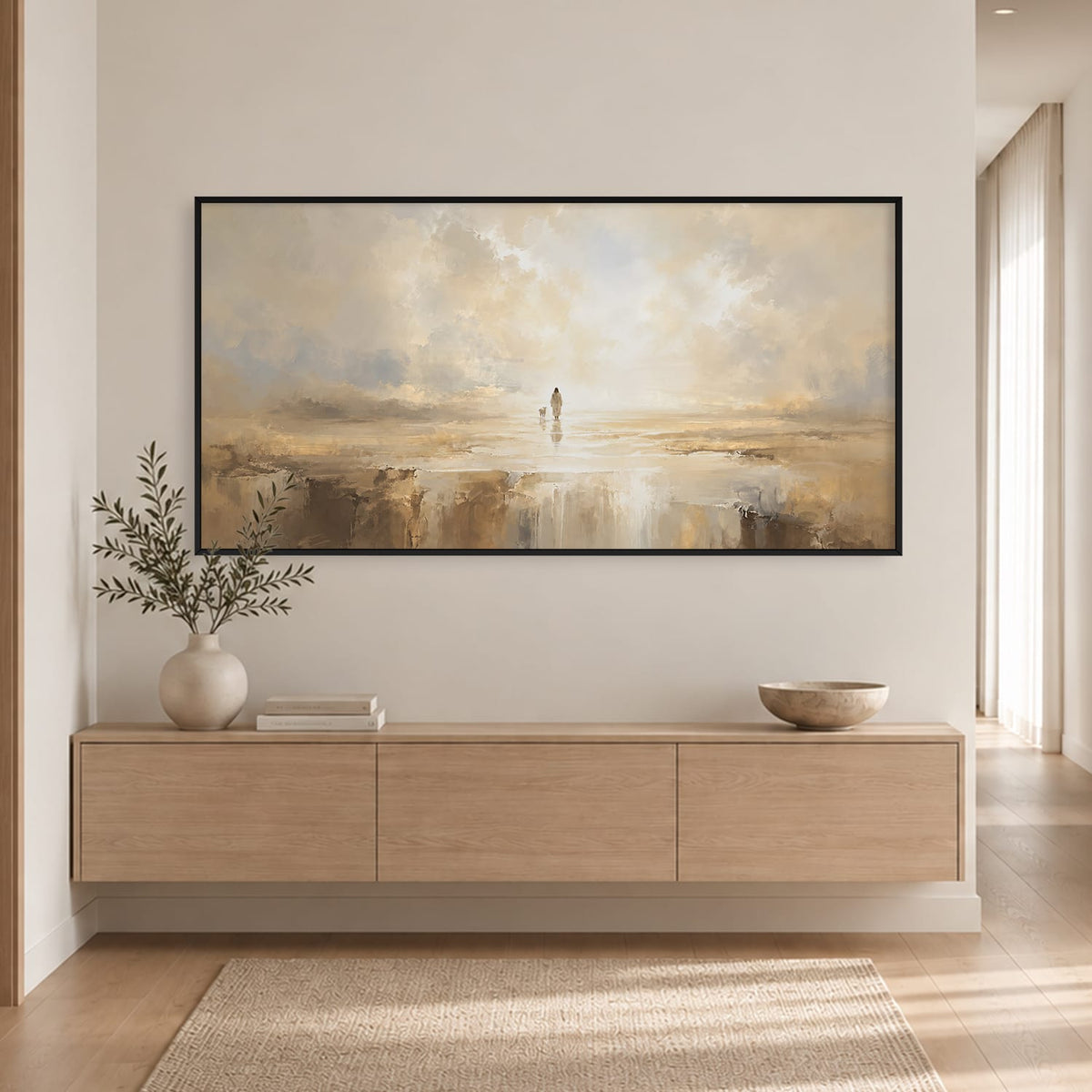 Safe Beside Him Canvas Art Clock Canvas