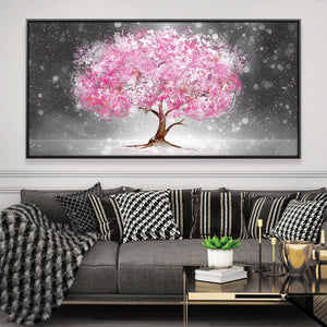 Sakura Petals Canvas Art Clock Canvas