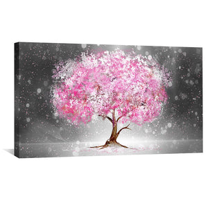 Sakura Petals Canvas Art Clock Canvas
