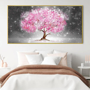Sakura Petals Canvas Art Clock Canvas